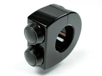 Produktbild von motogadget mo.Switch 2 Taster Armatur 22mm, schwarz für