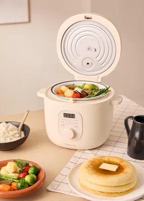 Produktbild von RICE COOKER STUDIO - Elektrischer Multifunktions-Reiskocher mit Dampfkorb