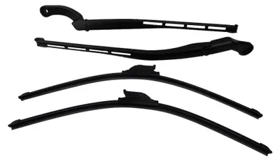 Image de Kit de remplacement de bras d'essuie-glace plats et souples pour essuie-glaces avant, compatible avec Audi A6 4B C5