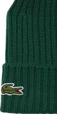 Produktbild von Lacoste Mütze Uni Strick-Beanie mit gestickten Logo
