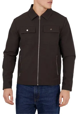 Image de Brave Soul - Veste chemise pour homme GT20164 (L) (marron)