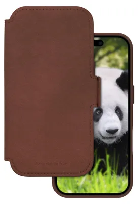 Productafbeelding van dbramante1928 Lynge Bookcase MagSafe voor de Apple iPhone 17 - Dark Tan