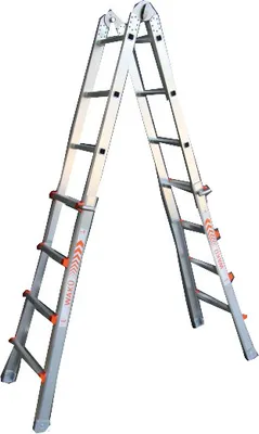 Produktbild von ASC Teleskopleiter WAKÜ 4x5 Sprossen