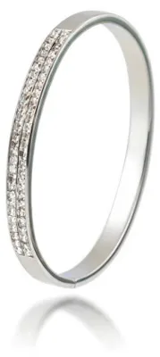 Image de Bracelet solide avec cristaux EWB250397S