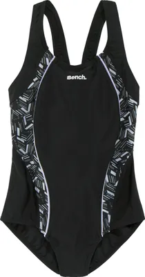 Produktbild von Bench Badeanzug schwarz bedruckt Größe 122/128