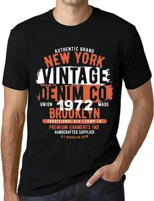 Produktbild von Herren Grafik T-Shirt New York aus dem Jahr 1972 – New York 1972 – Geschenk 52. Geburtstag Jahrestag 52 Jahre Jubiläum 52 Jährige Mann