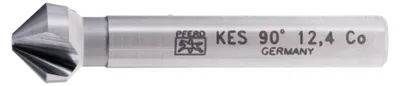 Obrázek produktu pro PFERD KES HSSE DIN 335 C90° 12,4, Vrtačka, Elektrické multifunkční nářadí, Ocel, Neželezité kovy, Bronzová, Nerezová ocel, Hliník, Rychlořezná ocel legovaná kobaltem (HSS-E)
