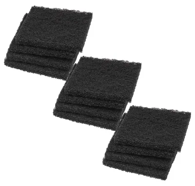 Produktbild von vhbw 12x Aktivkohlefilter kompatibel mit NABER Cox Base 360 S/600-3, Cox Base 360 S/600-4 Mülleimer, Abfalleimer - 9,5 x 9,5 x 1 cm