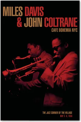 Produktbild von M. Davis & J. Coltrane Poster Cafe Bohemia NYC 61 x 91,5 cm