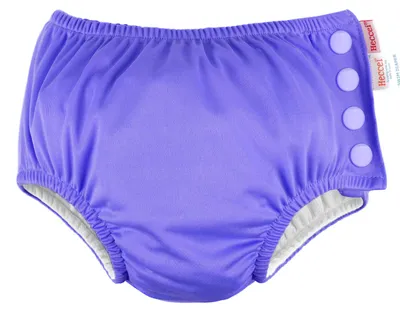 Imagen del producto de Pañales de natación para bebés, color lila, para bebés de 12 a 18 meses, ideales para la piscina