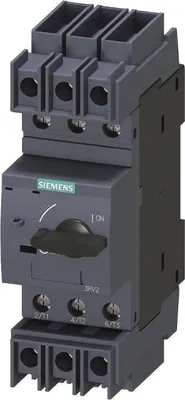 Produktbild von Siemens 3RV2711-1DD10 Leistungsschalter 1 St. Einstellbereich (Strom): 3.2 A (max) Schaltspannung (max.): 690 V/AC (B x H x T) 45 x 144 x 97 mm, IP20