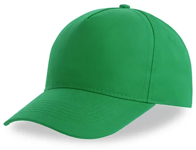 Image de Atlantis RECF | Recy Five Cap Casquette de baseball en polyester recyclé - Couleur : Green - Taille : One Size