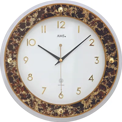 Produktbild von AMS Funk-Wanduhr, Funkwerk, D31x4cm, 5853