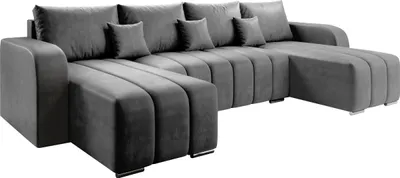 Produktbild von MIRJAN24 Ecksofa Pufetto U, Eckcouch mit Bettkasten und Schlaffunktion, Polstersofa, U-Form vom Hersteller (Farbe: Manila 16)