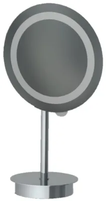 Produktbild von Primaster LED Stand-Kosmetikspiegel 5-fach Vergrößerung rund