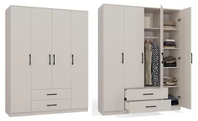 Zdjęcie produktu dla Szafa Romana 160x205 cm kaszmir beż