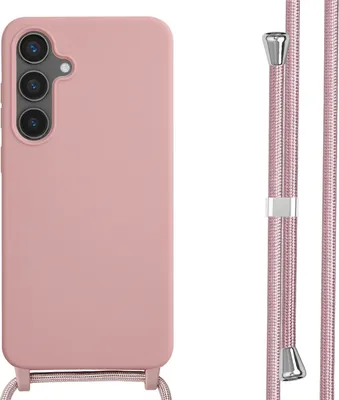 Obrázek produktu pro imoshion silikonové pouzdro s páskem Samsung Galaxy S24 FE – pískově růžové