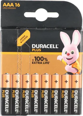 Immagine prodotto di DURACELL Batterie Plus Mainline Alkal  Micro AAA LR03 1.5V