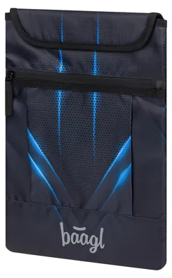 Immagine prodotto di Custodia per laptop Baagl, 15 pollici, fodero per notebook per bambini, 26x36 cm - Bluelight
