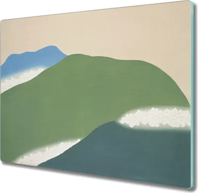 Produktbild von Coloray Hackbrett Kochplattenabdeckung Herdabdeckplatte 60x52 cm Schneidebrett Küchenbrett - Bergblumen