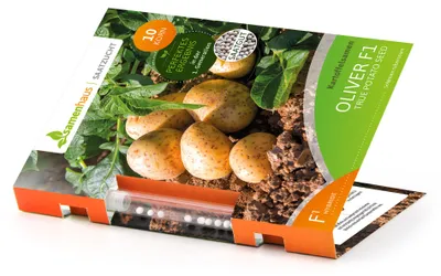 Zdjęcie produktu dla Kartofel Oliver F1 (nasiona w formie tabletek) | Nasiona kartofli firmy Samenhaus Saatzucht