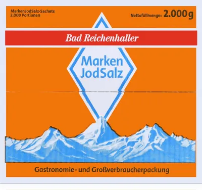 Immagine prodotto di Bad Reichenhaller 711720000 Bad Reichenhaller Marken Jodsalz, 2000 St.