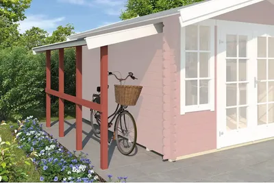 Produktbild von Schleppdach Outdoor Life 90 x 280 cm schwedenrot