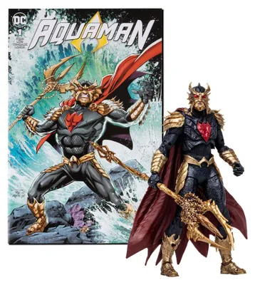 Produktbild von DC Direct Page Punchers Actionfigur & Comic Ocean Master (Aquaman) 18 cm