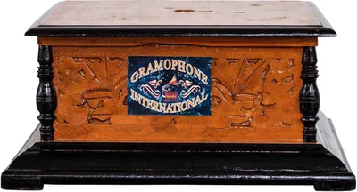 Produktbild von Grammophonbox Box Korpus Grammophonkorpus Grammophon Antik-Stil Holz 37cm (c)