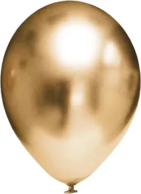 Produktbild von Chromgoldene Latexballons, 12,5 cm, 100 Stück.