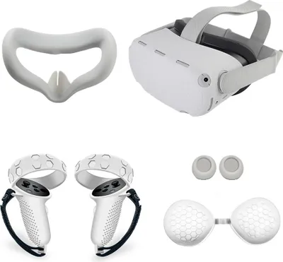 Produktbild von Oculus Quest 2 5-in-1 Silikon-Schutzhülle, kompatibel