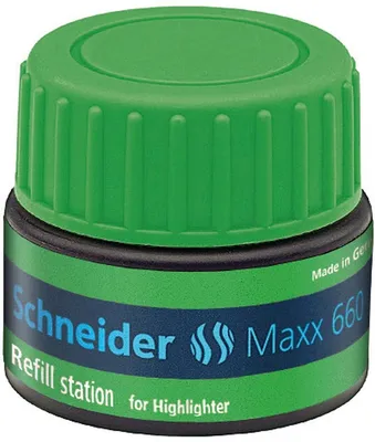 Produktbild von Textmarker Refill-Station 660 grün Packung mit 6 Stück