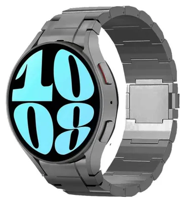 Image de Bracelet de montre en titane magnétique - Compatible avec la Samsung Galaxy Watch - 20 mm