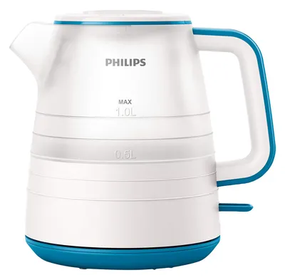 Immagine prodotto di Philips HD9344/10 bollitore elettrico (trasparente, 1 L, 2200 W) (HD9350/90)