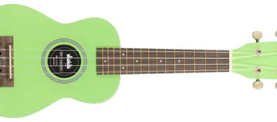 Image de Ukulélé soprano Kala Ukadelic Grasshopper vert acide