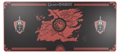 Produktbild von Lexip HBO Game of Thrones - Targaryen Edition Gaming-Mauspad Schwarz, Rot