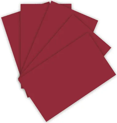 Produktbild von folia Tonpapier DIN A3 130 g/qm dunkelrot 50 Blatt
