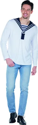 Produktbild von Rubies Matrosenhemd weiss 56