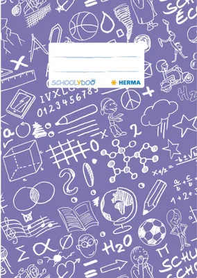 Produktbild von HERMA 19418, Violett, Polypropylen (PP), Junge/Mädchen, 152 mm, 216 mm, 1 Stück(e)