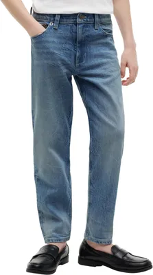 Immagine prodotto di Pantaloni jeans Tommy Hilfiger per ragazzi, modello Archive, vestibilità regular, colore blu (denim chiaro 01)