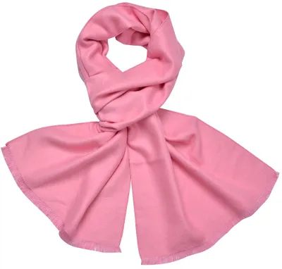 Produktbild von Schal mit Quasten Unifarbe Rosa