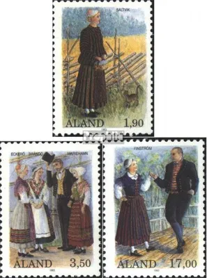Produktbild von Briefmarken Finnland - Aland 1993 Mi 72-74 (kompl.Ausg.) gestempelt Volkstrachten