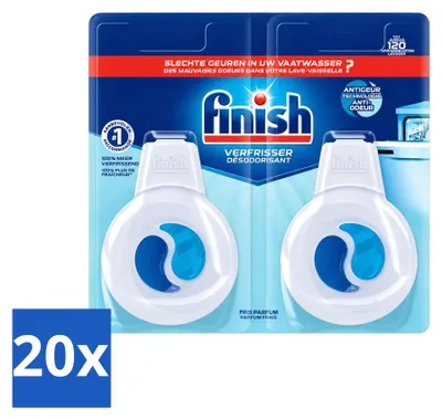 Produktbild von 20 x Finish Deo Odorstop Vaatwasverfrisser - Frisches Parfum - Vorteilspackung - 20 Stücke