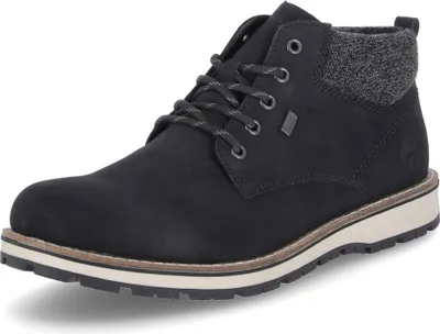 Obrázok produktu pre Rieker pánske členkové topánky so šnurovaním a teplou podšívkou 38419, Veľkosť:41 EU, Farba:Black