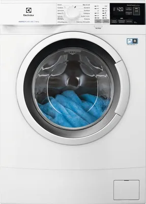 Zdjęcie produktu dla Electrolux EW6SN406WP, Od przodu, 6 kg, C, 76 dB, 951 RPM, D