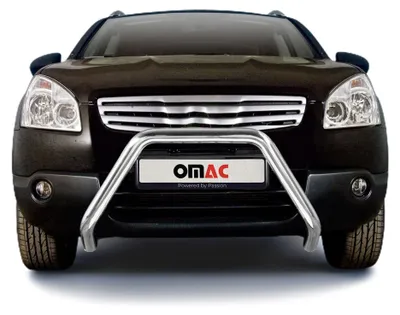Produktbild von Frontbügel Frontschutzbügel für Nissan Qashqai 2007-2010 mit ABE Stahl Silber