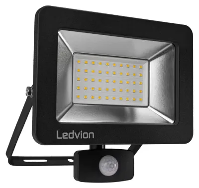 Produktbild von Ledvion LED Strahler mit Bewegungsmelder 50W IP44 6500K 6000lm