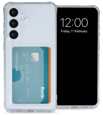 Image de Coque arrière souple Imoshion avec support pour cartes, pour Samsung Galaxy S26 FE - Transparente