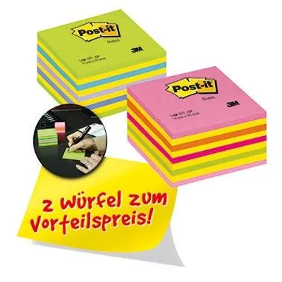 Immagine prodotto di Post-it 2028NX2 blocco note adesive 76 x 76 mm confezione valore assortita