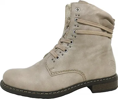 Produktbild von Comforto by Rieker Damen-Schnürstiefelette Beige, Farbe:beige/schlamm, EU Größe:41